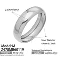Mirror Polished Dome Bangle Gold Steel Multiple Widths view 9