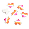 Orange Pink Silver