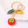Persimmon Peanut Leaf Keychain Gold Clasp Cord Eleven Styles view 6