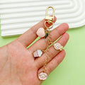 Food Charm Keychains Featuring Pink Lollipop Across 21 Pictured Variations view 1