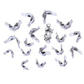 Stainless Steel Bead Chain Clamshell Tips in Three Sizes view 5