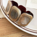 Coffee Resin Marbled Square Stretch Bracelet Large view 6