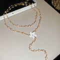 Enamel Flower Lariat Necklaces And Hand Chains Twelve Styles view 6