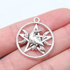 Silver Pentagram Raven
