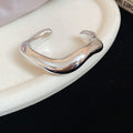 Six Mixed Geometric Metal Open Cuffs In Gold Or Silver Tone view 6