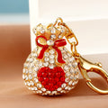 Jeweled Fortune Pouch Keychain Collection in Sixty-Seven Options view 3
