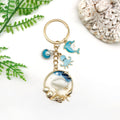 Blue Ocean Dolphin Octopus Seahorse and Shell Keychains view 4