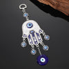 White Blue Hamsa