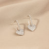 Crystal Heart Studs