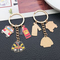 Fire Truck Extinguisher Uniform and Helmet Keychains view 3