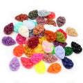 Textured Glitter Teardrop Resin Cabochons in Two Sizes view 5