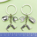 Western Cowboy Charm Keychains Featuring Anchor Across 30 Pictured Variations view 2