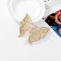 Gold Tone Butterfly Crystal Enamel Metal Brooch Pin view 3