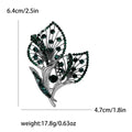 Rhinestone Hollow Calla Lily Brooch Silver Four Colors view 8