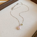 Pink Shell Pendant Necklaces in Three Silver Tone Designs view 7
