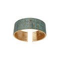 Wide Rhinestone Mesh Open Cuff Bangle Bracelets Nine view 5