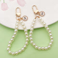 Rose and Flower Charm Keychains in 3 Pictured Variations for Bags and Keys view 3