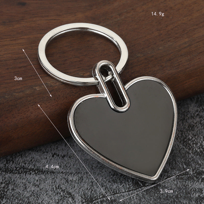 Sublimation Metal Bottle Opener Keychain DIY Blank Gift Keyring