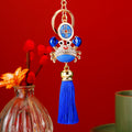 Jeweled Lucky Crab Tassel Keychains in Four Colors plus Assorted Option view 5