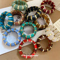 Acrylic Marbled Segment Bracelets Gold Spacers 8 Colors view 2
