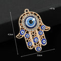 Evil Eye Hamsa Hand of Fatima Charm Pendant Five Styles view 2