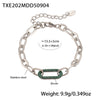 Steel Green Bracelet