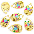Enamel-Look Rabbit Alloy Charms in 4 Styles for Jewelry Crafts view 7