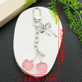 Cherry Keychains with Rings, Clasps and Initial Tags, 19 Options view 8