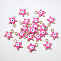 Enamel Evil Eye Star Charms in Eleven Color Styles view 7