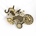 Bicycle Crystal Enamel Two Designs Metal Brooch Pin view 3