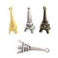 Mini Eiffel Tower Charms in Silver Gold and Bronze Tones view 5