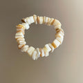 Shell Chip Beaded Bracelets Four Styles Cream Multicolor Disc view 7