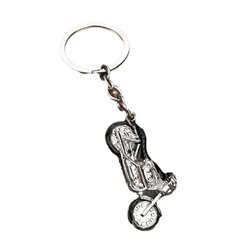 Metal Motorcycle Model Keychain Creative Zinc Alloy Key Ring