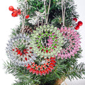 Marquise Rhinestone Circular Christmas Wreath Hangers 2 Colors view 1