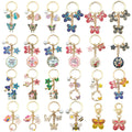 Bee and Honeycomb Charm Keychains in 47 Pictured Variations for Bags and Keys view 5