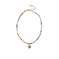 Colorful Beaded Necklaces with Coastal Charms in Four Designs view 5