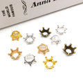 Metallic Crown Metal Charms with 5 Listed Options for DIY Jewelry Making view 2