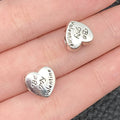 Antique Silver Heart Metal Beads with 11 Listed Options view 12