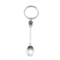 Silver Tone Crown Fork Spoon And Knife Keychains, 3 Styles view 7