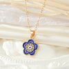 Navy Eye Flower