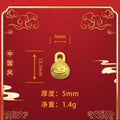 Gold-Tone Wealth Beast Metal Charms with 4 Listed Options view 4