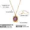 Gold Purple Stone