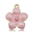 Gold-Tone Cherry Blossom Metal Charms with 5 Listed Options view 7