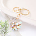 Rhinestone Swan Keychain Metal Crystal Wing Bird Bag Charm view 8
