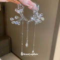 Silver Tone Crystal Ear Cuffs and Ear Wraps in Four Designs view 2