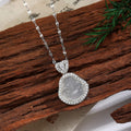 Laughing Buddha Pendant Necklaces Silver Tone 7 Styles view 11
