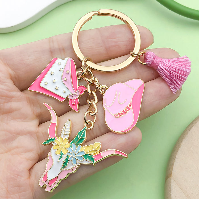 Flower Charm Keychains in 25 Pictured Variations for Bags and Keys