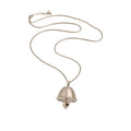 Silver Tone Shell and Bell Pendant Long Necklaces Chain Pendant Jewelry view 5