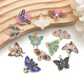 Yellow Butterfly Metal Charms with 6 Listed Options view 2
