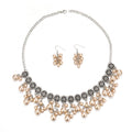 Beaded Necklace and Earring Jewelry Sets in Four Colors view 5